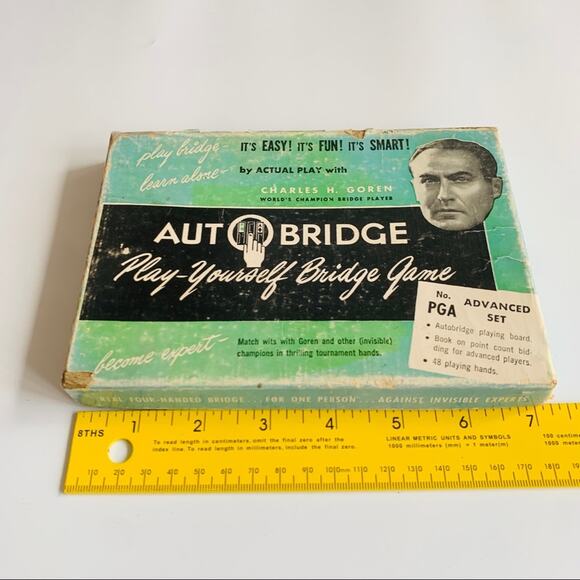 1951 Goren Autobridge Play Yourself  Bridge Playing Board - Picture 13 of 14